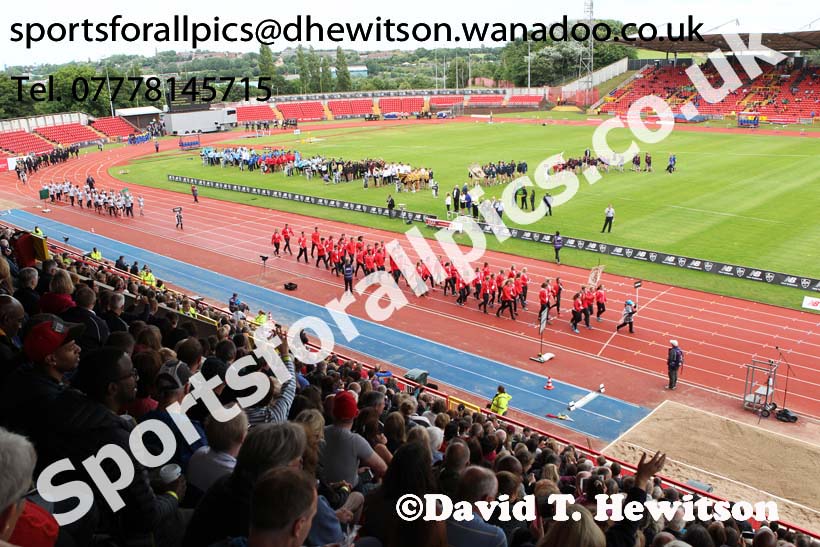 Parade, English Schools Track and Field. Photo: David T. Hewitson/Sports for All Pics